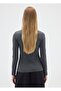 Grey Long-Sleeve Shirt In Stretch Viscose - 3