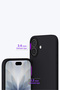 iPhone 16 Case Inside Velvet Launch Premium Silicone Erasable Case - 4