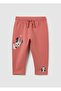 Girls' Pink Cotton Trousers With Regular Fit