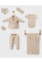 Baby Boy 7 Piece Premium Quality Newborn Hospital Discharge Set with 100% Cotton Blanket - 6