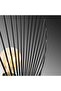 Black Metal Sconce with Tufts E27 Compatible 30X12X30 cm Living Room Wall Lamp - 4