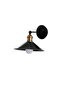 Shiny Black Metal Sconce E27 Wall Lamp 24X30X18 cm Living Room Lighting - 4