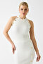Bice Halter Neck Women's White Blouse 6Rgr105613Z-Mcdm
