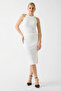 Bice Halter Neck Women's White Blouse 6Rgr105613Z-Mcdm - 2