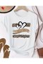 Unisex Men/ Oversized Leopard Two Heart Printed Tshirt T-shirt t-shirt