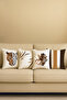مجموعة أغطية وسائد زخرفية بألوان القهوة الحديثة مكونة من 4 قطع - 2