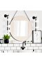 Stylish Glass 3-Piece Sconce with Fuzzy Black E27 Compatible - 2