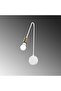 White Metal Sconce with Tufts E27 Wall Lamp 10X20X48 cm Living Room Lighting - 3