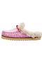 Women's Vegan Leather Pink Plush-Lined Slippers - Warner Bros Pink Leopard Lola Bunny Design - 3