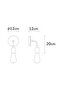 Gold Plated Metal Sconce E27 Wall Lamp 12X12X20 cm Hallway Lighting - 3
