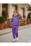Set Girl's Knitwear Purple Color Bottom, Top 6/10 Years