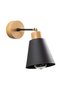 Metal Body Single Pendant Chandelier with Natural Wood for Living Room and Entrance - 2