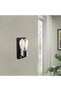 Black Metal Sconce with Fuzz E27 Compatible 9X10X21 cm Living Room Wall Lighting - 2