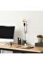 Rustic Single Sconce Lighting for Bedroom and Living Room with Tufted Black Metal Body - 2