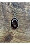 Ottoman Tughra Embroidered Metal Tag Necklace – Unisex Design
