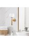 King 11458 Shiny Gold Metal Sconce Wall Lamp E14 Compatible 15X20X40 cm Bedroom and Living Room - 2