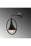 Black Metal Sconce with Tassels E27 Wall Lamp 25X29X38 cm Living Room and Hallway Lighting - 3