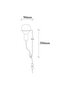 Bright Chrome Sconce Wall Lamp E27 9X15X30 cm Living Room Lighting - 4