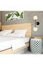 Black Glass Sconce Wall Lamp with Fuzz E27 Compatible 58X34X20 cm Living Room Lighting - 2