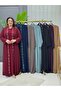 Stone Printed Plus Size Dress - 3