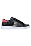 Women's Vegan Leather Black Sneakers - Paws on Taksim Design - 7