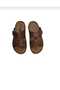 Birr Bazaar Men's Orthopedic Double Monta Sole Buckle Stitched Stylish Home Out Leather (Artificial) Men's Slippers