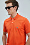 Laon Smart Men's Polo T-Shirt Orange - 3