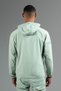 Regular Men's Hooded Water Green Tracksuit Top - 2