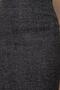 Women's Diagonal Lightweight Stretch Fabric Wool Fabric Front Slit Knee Length Pencil Skirt-Khaki Diagonal - 5