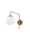 Stylish Antique Metal Sconce Wall Lamp E14 Compatible 15X32X32 cm Bedroom and Living Room