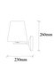 Profile 4683 Stylish Metal Body Single Sconce with Black Finish E27 Compatible - 5