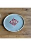 Tokyo Series 6-Piece Red Breakfast Set with Embroidery Pattern - 3
