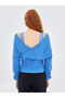 Vizyon New Season Double Breasted Collar Women's Knitwear Sweater - 4