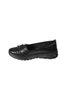 Yazkiş women's black leather bow detail comfort sole mother shoes, sizes 37-41 - 4