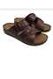 Birr Bazaar Men's Orthopedic Double Monta Sole Buckle Stitched Stylish Home Out Leather (Artificial) Men's Slippers - 2