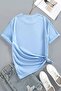 Oversize Printed Circular Neck T-Shirt - 2