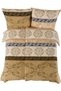 Ranforce Elada Gold Double 100% Cotton Duvet Cover Set |   With Sheets - 7