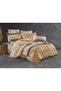 Ranforce Elada Gold Double 100% Cotton Duvet Cover Set |   With Sheets - 2
