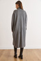Women's Smoked Turtleneck Slit Maxi Cap Tunic Tnk-19000105 - 4