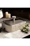 Rectangular Beige Palm Tree Food Warmer 3 Liters - 2