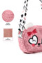 Pudra Shk285 Plush Fabric, Embroidered, Zippered Single Compartment Girl's Bag - 5
