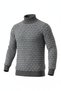 Men's Half Turtleneck Patterned Sweater - 4