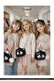 Black Shk285 Plush Fabric, Embroidered, Zippered Single Compartment Girl's Bag - 8