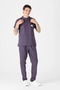 Stretch Fabric Plum Plum Zipper Detailed Scrubs - 5