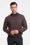 Men's Half Turtleneck Patterned Sweater