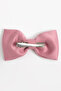 Girl's 2-Piece Dried Rose Sequin Matte Satin Bow Crown Hair Clip - 4