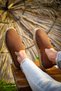 Yg305 Men's Casual Laceless Straw Sole Knitwear Classic Shoes Tht - Brown - 4