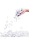 White Color Rose Petal Shaped Confetti 5 Pack 500 Pieces - 2