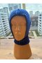 Dark Blue Cold-Proof Baby and Children's Knitwear Balaklava Face Mask Beanie That Covers Ears and Neck - 3