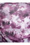 بلوزة نسائية شبكية بنفسجية اللون بنقشة التاي داي - 4